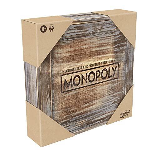 Hasbro Gaming Juego Monopoly: Edición Serie Rústica