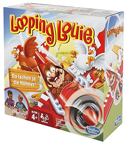 Hasbro- Looping Louie - Juego 3D Divertido para niños y Adultos, 2 a 4 Jugadores, a Partir de 4 años (15692398)