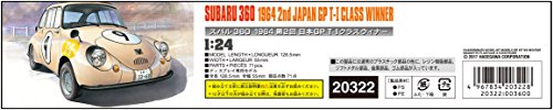Hasegawa-1/24 Subaru 360, 1964 Japan GP plástico, Accesorios para Tren, Hobby, construcción de maquetas, Multicolor (020322)
