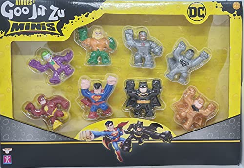 Heroes Of Goo Jit Zu Minis DC - Juego de 8 figuras de cómic (incluye Ultra Rare Gold), diseño de Batman