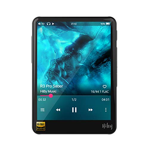 HiBy R3 PRO Saber Reproductor MP3 Hi-Res, Bluetooth 5.0, 19 horas, Diseño compacto