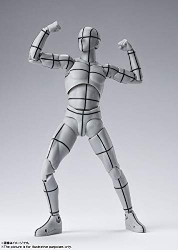Hombre Wireframe Color Gris Figura 15 cm Body Kun SH Figuarts