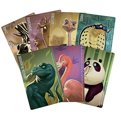 Horrible Games- Similo Animales Salvajes Juego de Cartas en español, Color (Asmodee HGSI0005)