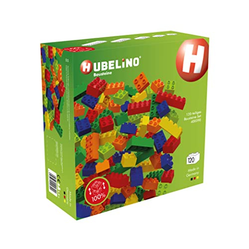 Hubelino-120-teiliges Bausteine Set Bloques, Color Compatible (400390)