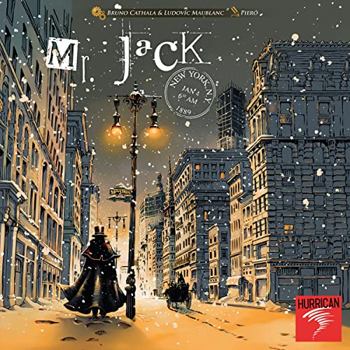 Hurrican Asmodee Mr. Jack, New York (edición 2021), Juego básico, Juego Familiar, Juego de deución, en alemán, HURD0008