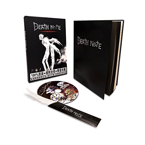 Il Nuovo Mondo Death Note - Cuaderno de Death + Feather + CD Tributo a la música Anime Japonesa