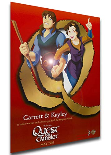 Instabuy Poster Locandina - Quest for Camelot - La Spada Magica - Alla Ricerca di (1998) A4 30x21cm