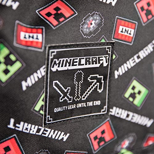 JINX - Mochila Minecraft 17 Creepy Things, color verde