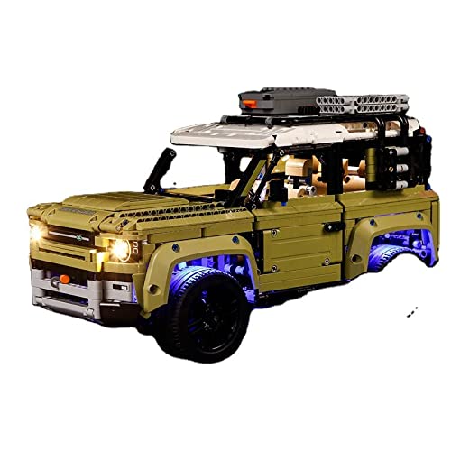 Juego de luces LED para Lego 42110 Land Rover Defender, juego de iluminación de conexión USB compatible con Lego 42110 (solo luces, modelos sin Lego) (clásico)