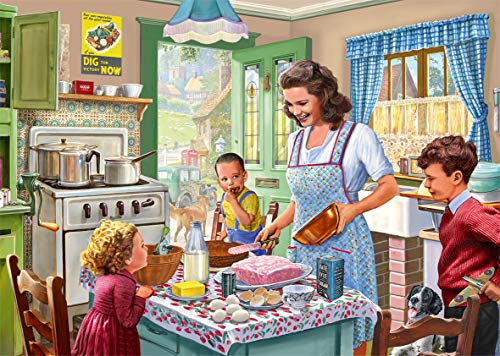 Jumbo- Baking with Mother Rompecabezas, Multicolor (11245)