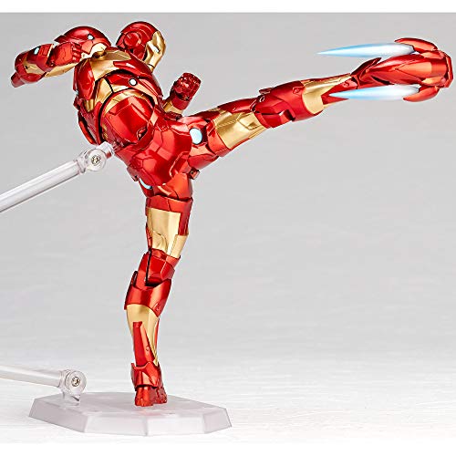 Kaiyodo Iron Man Complex Amazing Yamaguchi Revoltech Series No. 013: Iron Man Bleeding Edge Armor 170mm Figura de Acción