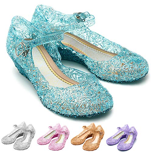 Katara-Zapatos De Princesa Mia and Me Con Cuña Disfraz Niña, color rosa, EU 32 (Tamaño del fabricante: 34) (ES10)
