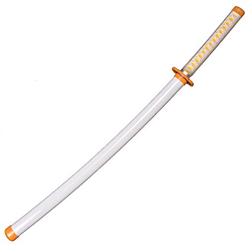 kljhld Espada de Anime de bambú, Espada de Cosplay, Espada Katana Demon Slayer, Espada Agatsuma Zenitsu, Katana, 103 cm / 40 Pulgadas