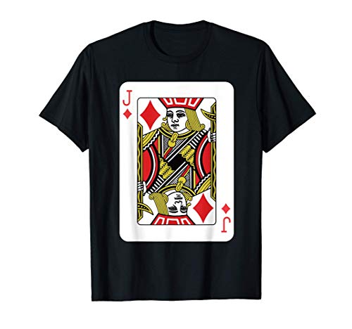 La jota de diamantes Jugando al póquer de cartas Camiseta