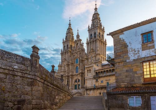 Lais Puzzle Antigua Catedral gótica de Santiago de Compostela, Galicia, España 1000 Piezas