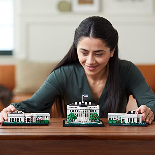 LEGO 21054 Architecture La Casa Blanca, Regalos Originales de Manualidades para Adultos, Maqueta para Construir