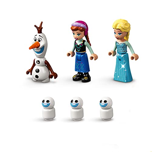 LEGO 43194 Disney Princess Frozen: Paraíso Invernal de Anna y ElsaCastillo de Hielo de Juguete para Construir con Mini Muñecas