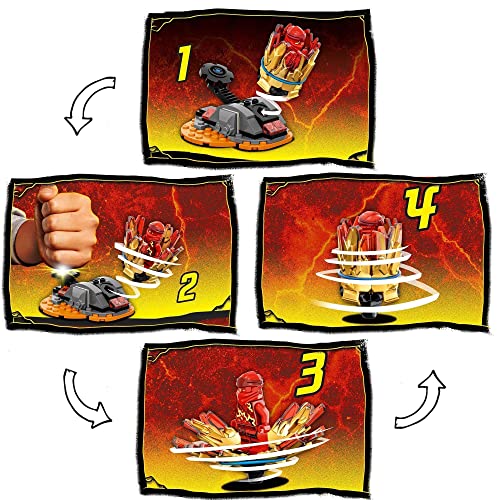 LEGO 70686 Ninjago Spinjitzu Explosivo: Kai Juguete de Construcción con Spinner y Mini Figura de Ninja