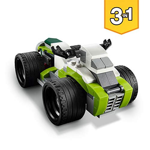 LEGO Creator - Camión a Reacción, Set de Construcción de Coche de Juguete, Set 3 en 1, Construye un Quad o un Todoterreno, a Partir de 7 Años (31103) , color/modelo surtido