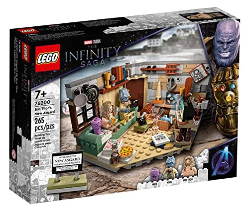 Lego Marvel 76200 Avengers Endgame Bro Thors New Asgard - Juego de mesa (265 piezas)