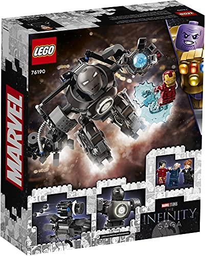 LEGO Marvel Iron Man: Iron Monger Mayhem 76190 Kit de construcción coleccionable con Iron Man, Obadiah Stane y macetas de pimienta; Nuevo 2021 (479 piezas)