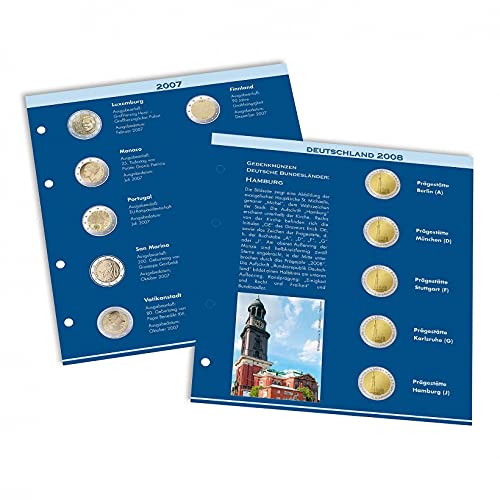 Leuchtturm 363160 Suplemento 2020 para NUMIS Album de 2 Euros alemán