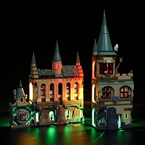 LIGHTAILING Juego de luces para Harry Potter Hogwarts Cámara de Secretos Modelo de bloques de construcción – Kit de luz LED compatible con Lego76389 (no incluye el modelo)