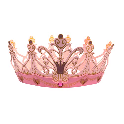 Liontouch 25107LT Corona de Juguete de Espuma Reina Rosa para niños | Forma Parte de la línea de Disfraces para niños