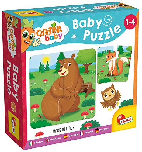 Lisciani - Carotina Baby Puzzle El bosque (80076) - Juego eduativo para niños