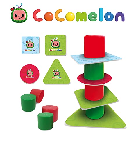 Liscianigiochi-CoComelon-Colección de 10 Juegos educativos para niños a Partir de 2 años-Colores, números, Formas, Memoria, Lógica y Mucho más, Multicolor (90914)