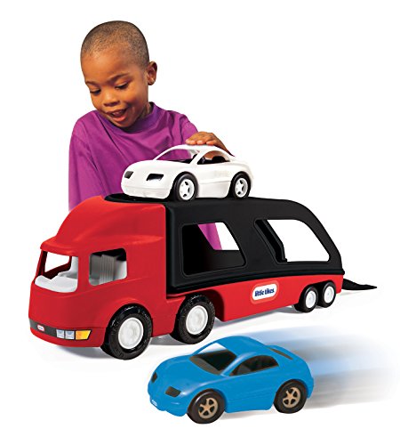 Little Tikes Camión Transportador de Coches con 2 Coches Fomenta el juego activo y creativo Edad para niños de 12 meses a 6 años