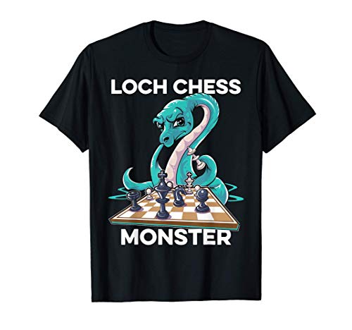 Loch Chess Monster Nessie Loch Ness Monster Chess Pun Camiseta