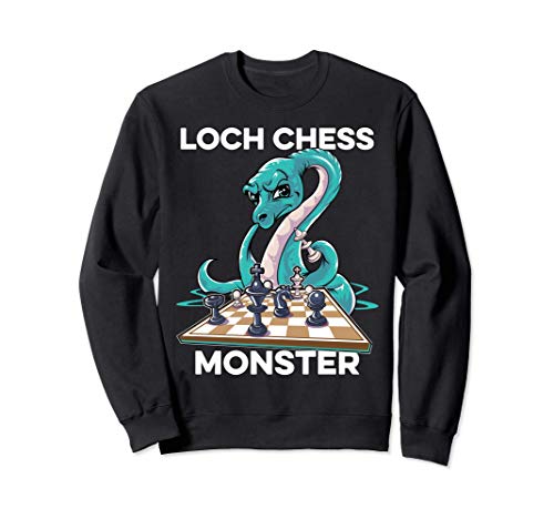 Loch Chess Monster Nessie Loch Ness Monster Chess Pun Sudadera