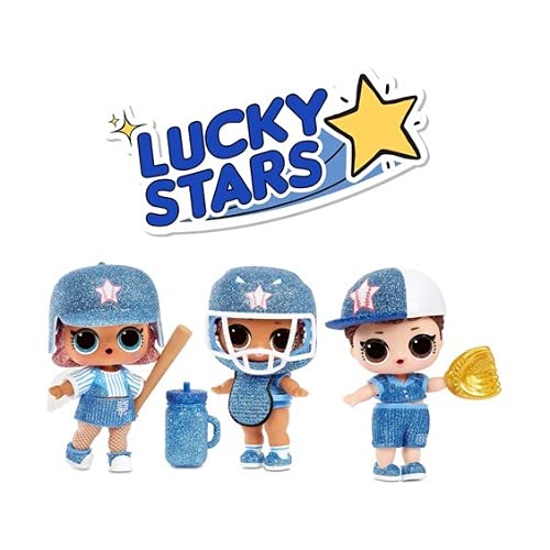 LOL Surprise All-Star Colección Deporte Serie 1, Equipo de béisbol con 12 muñecas, Más de 90 sorpresas, tarjetas coleccionables, ropa y accesorios, Para coleccionar, Edad: 3+ años