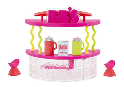 LOL Surprise OMG Serie House of Surprises - Set de Juego Snack Bar con Rip Tide - Muñeca Coleccionable con 8 sorpresas Que Incluyen un Mueble Interactivo, Ropa y Accesorios - para niños de 4 años