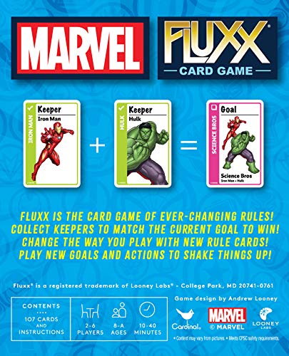 Looney Labs 102 Marvel Fluxx