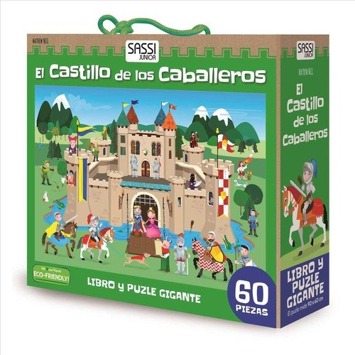 Manolito Books-9789461887450 Libro con Puzzle Castillo caballero27x23, Multicolor (Sassi 9789461887450)