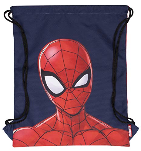 Marvel Comics Sakky Kids Spiderman - Bolsa escolar para niños