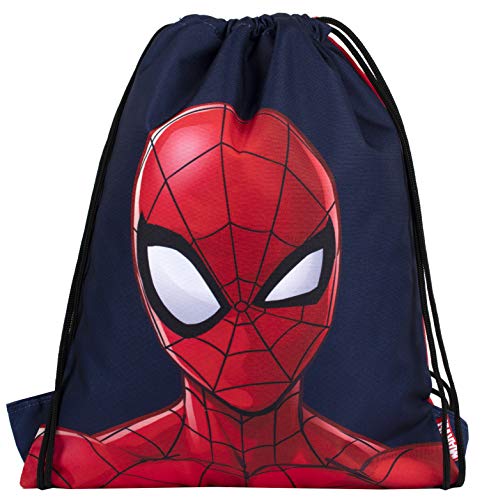 Marvel Comics Sakky Kids Spiderman - Bolsa escolar para niños