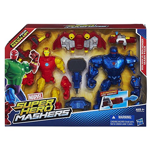 Marvel Super Hero Mashers Iron Man Vs Iron Monger [Importación inglesa]