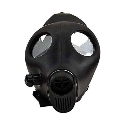 Máscara de gas de silicona Fumar Negro Sólido Bong
