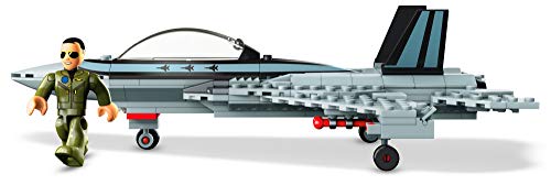 MEGA- Conjunto de construcción de Juguete Boeing F/A 18E Super Hornet (Mattel GPP89)