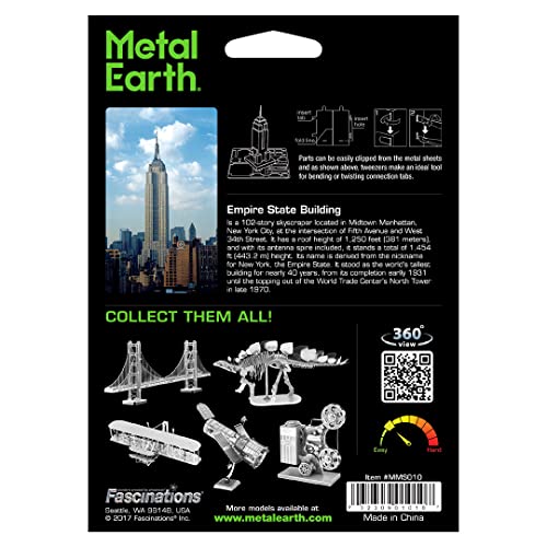 Metal Earth - Maqueta metálica Edificio Empire State , color/modelo surtido