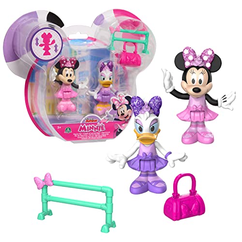 Minnie, 2 Figuras articuladas de 7,5 cm con Accesorios, diseño de Bailarina, Juguete para niños a Partir de 3 años, Mcn172