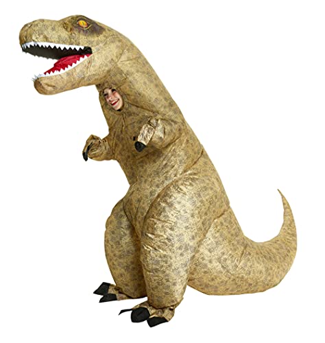 Morph Divertido Disfraz Inflable T-Rex Dinosaurio Niños - Una talla le queda a la mayoría