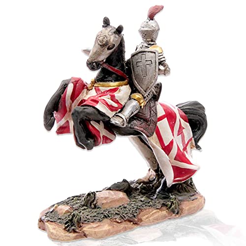 mtb more energy Figura de caballero "Riding Crusader", altura aprox. 12 cm, decoración de fantasía medieval