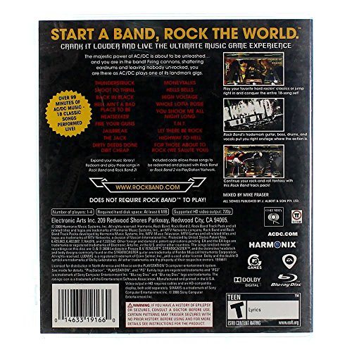 MTV Games AC/DC Live: Rock Band Track Pack - Playstation 3