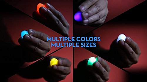 Murphy's Magic Supplies, Inc. SÚPER BRIGHT Prisma Lites Single de Rocco (Rojo) | Truco | Escenario | Intérprete de salón | Mago callejero