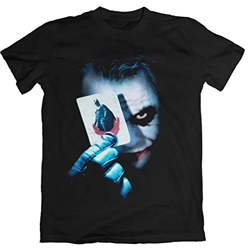 Mx Games Camiseta Joker Batman Carta (Talla: Talla-XL)
