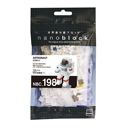 Nanoblock NAN-NBC198 Astronaut - Rompecabezas 3D, 120 piezas